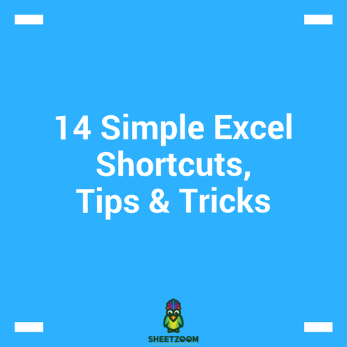 14 Simple Excel Shortcuts, Tips & Tricks